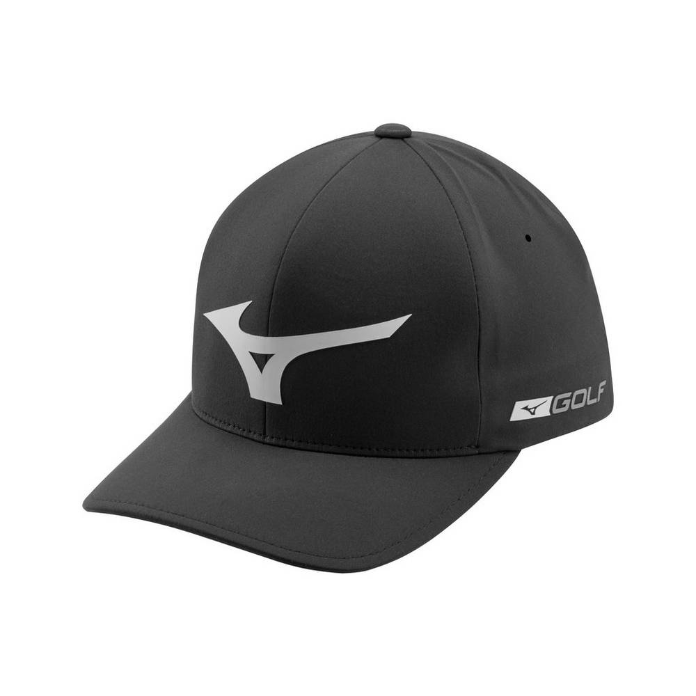 Mizuno Men's Tour Delta Golf Hat Black/Grey (260306-FND)